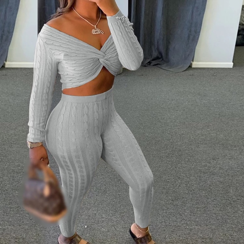 2 pc gray outfit